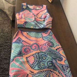 Lily Pulitzer two piece summer set